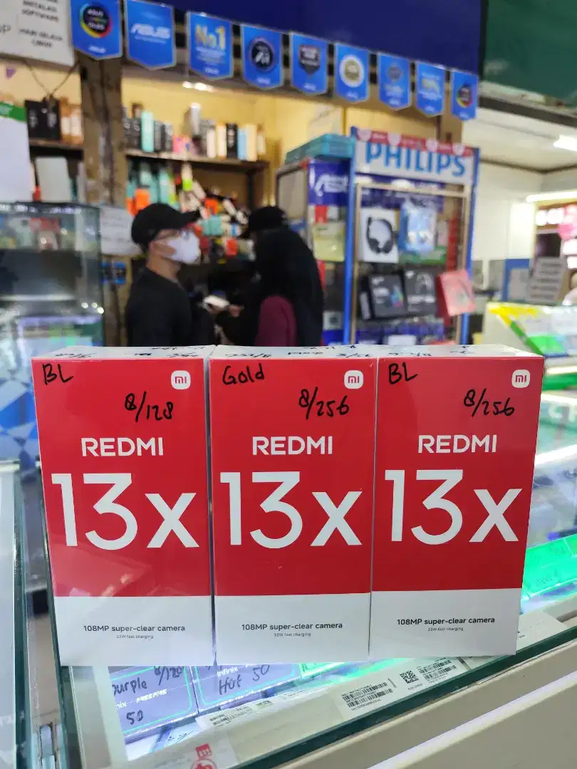 COD Redmi 13X 8/256 (Unit Baru, Garansi resmi 100%) Harga murah NET