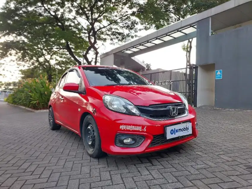 TDP 5jt Honda Brio Satya 1.2 E AT 2017 Merah CTMDB