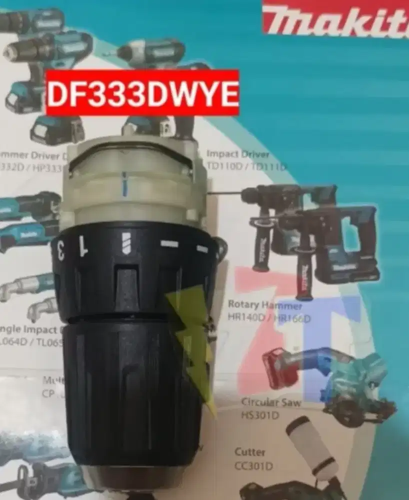 Gear boks bor makita df333dwye