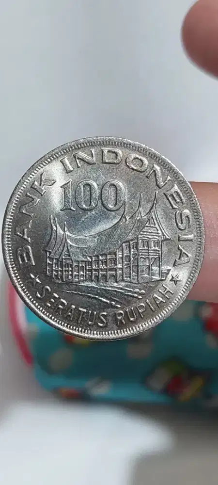 UANG 100 RUPIAH JADUL GAMBAR RUMAH GADANG  Thn 1978