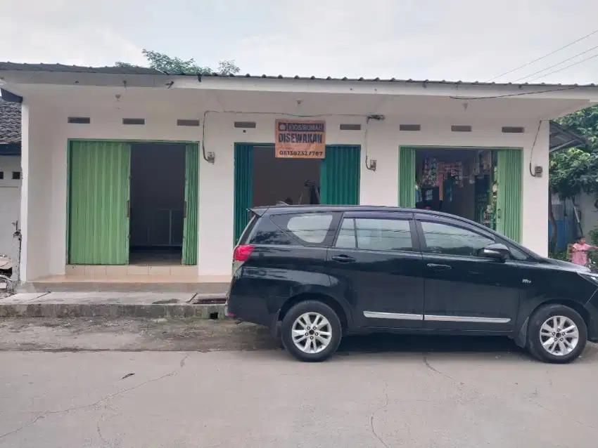 Disewakan cepat 3 kios luas strategis usaha & tempat tinggal (Diskon)