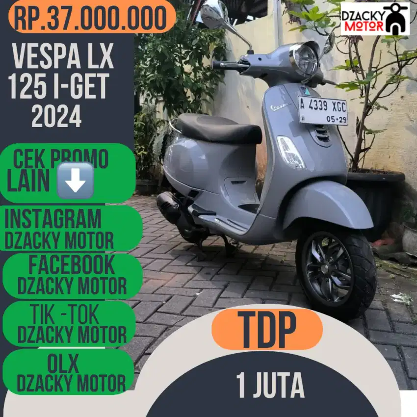 VESPA LX 125 I- GET 2024 SECOND LIKE NEW