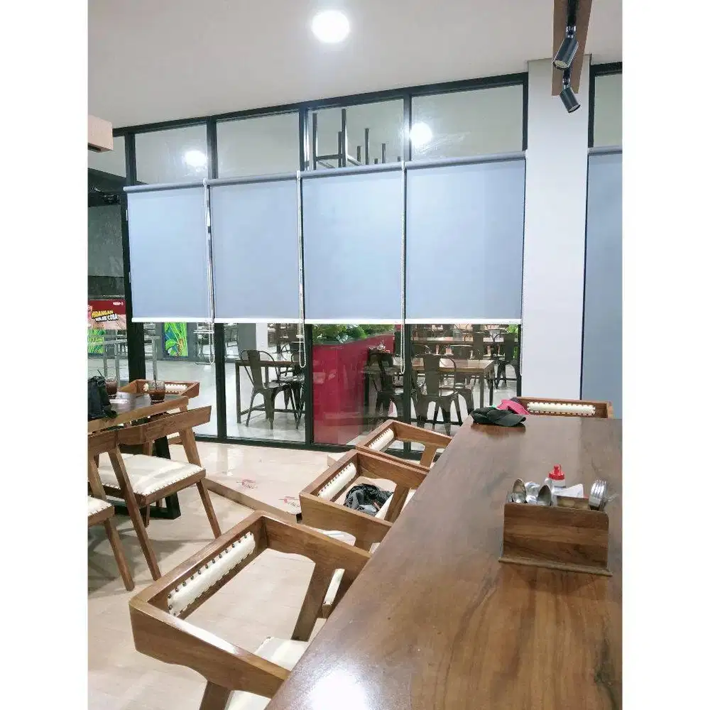 roller blinds dimout indoor tirai gulung Sharp Point