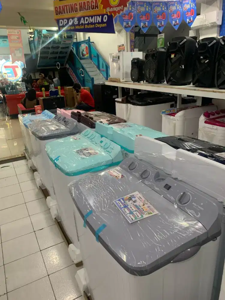 Mesin Cuci berbagai merk Dp 0%