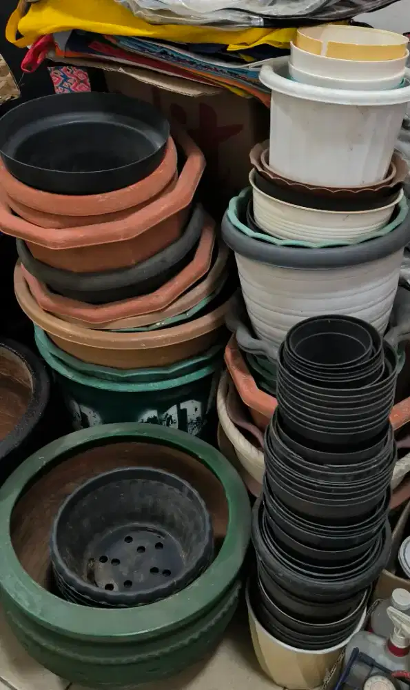 Jual Murah Pot Bekas Ukuran Kecil, Sedang, Besar