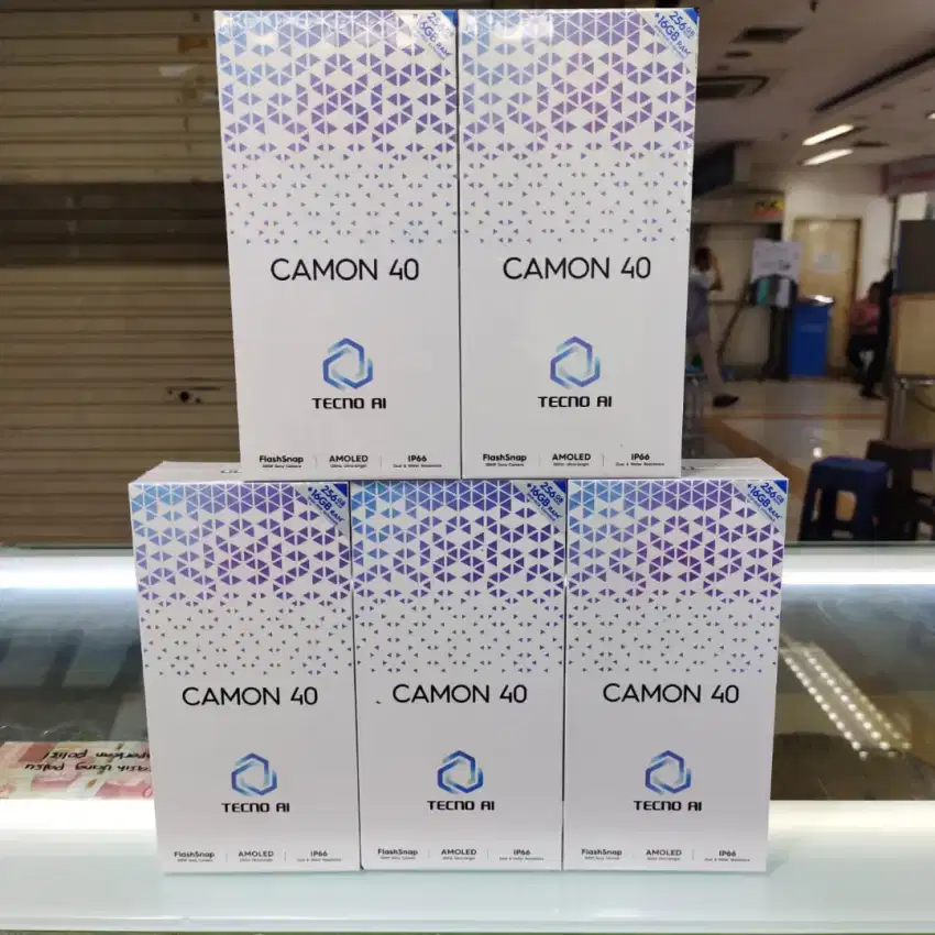 Tecno Camon 40 ram 8gb+8gb/256gb baru garansi resmi harga Promo