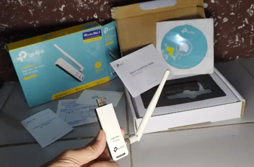 Wireless USB Adapter TP-Link (Penerima Sinyal Wifi).  #Citayam