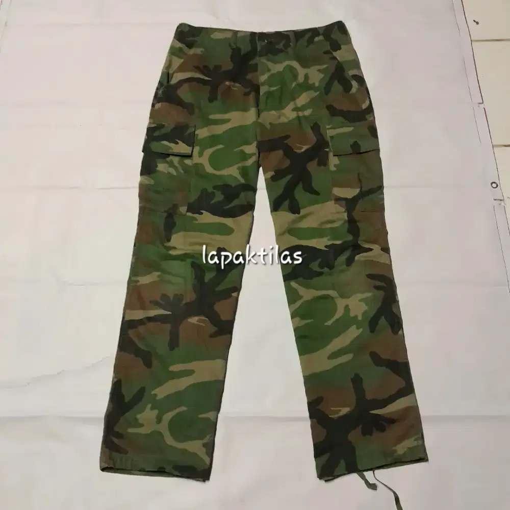 Trouser Woodland Camouflage Fashion not Issue Celana Cargo Tactical