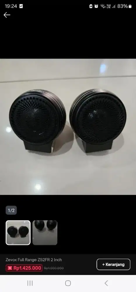 Zevox Fullrange ZS2FR