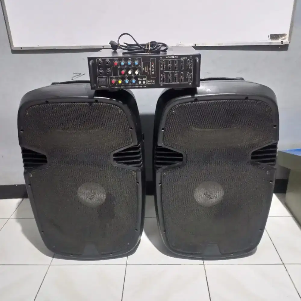 Amplifier & speaker acr 15 inch