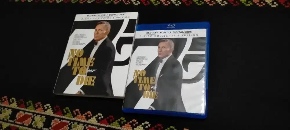 Blu-ray disc & dvd original 007 no time to die