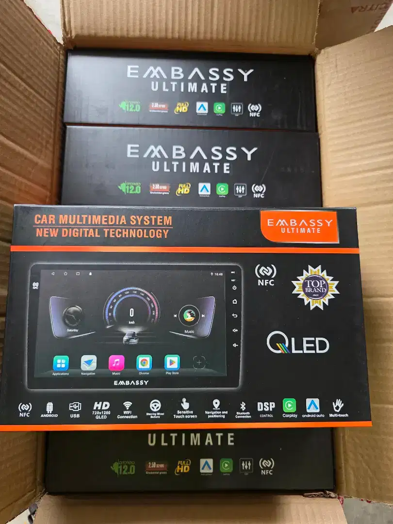 Android 9inch embassy 4/64 qled nfc