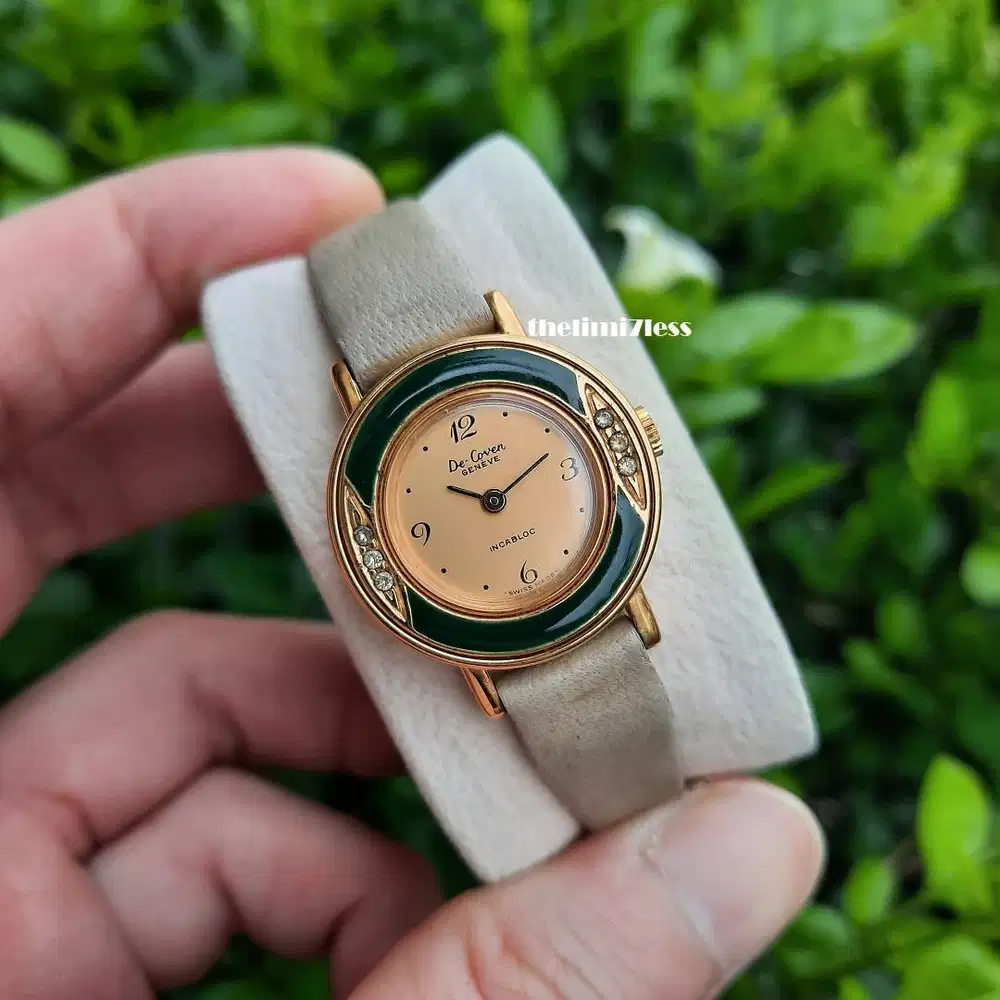 Jam tangan De-Coven Geneve swiss made mechanical 17 jewels year 1980