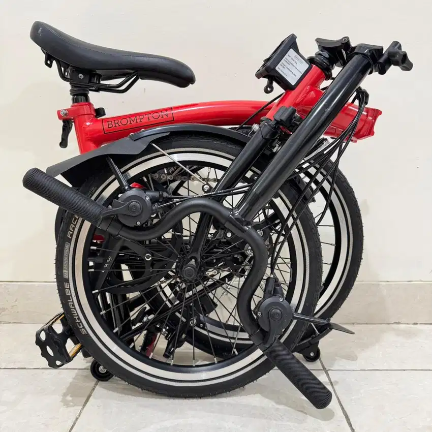 BROMPTON M6L RED ROCKET BLACK EDITION 2020 - LIKE NEW