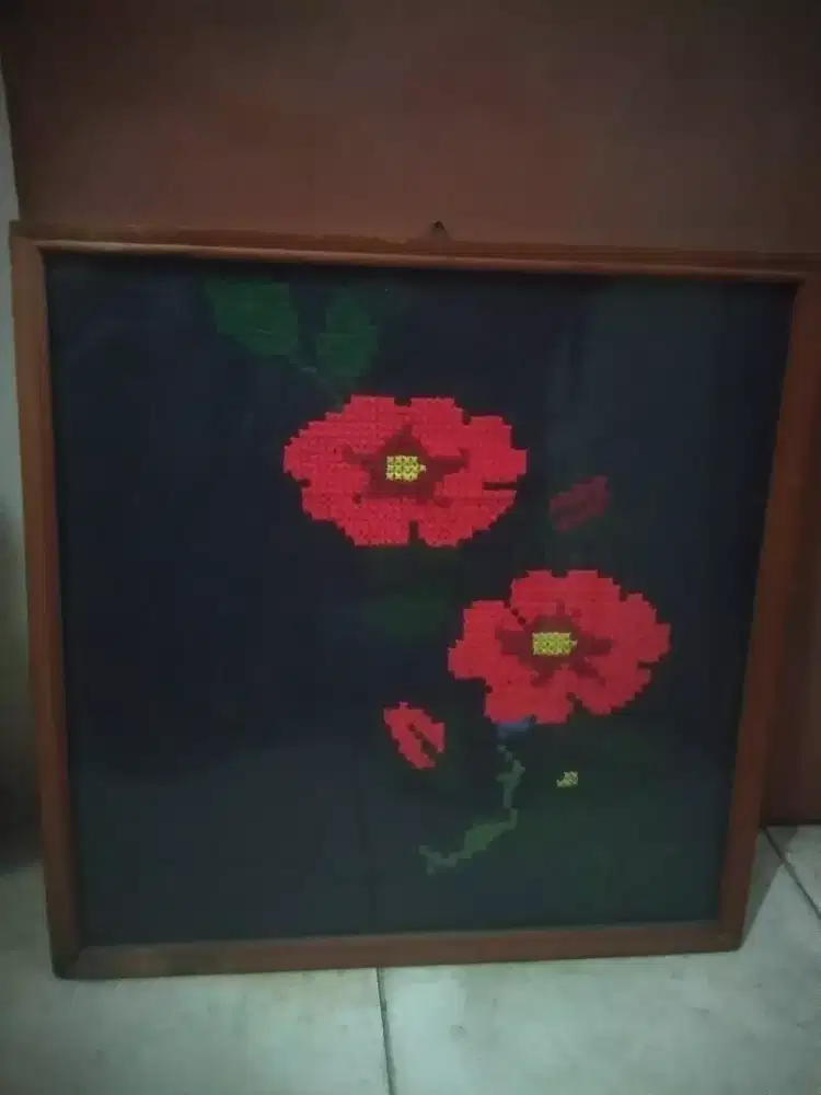 Lukisan bunga sulaman