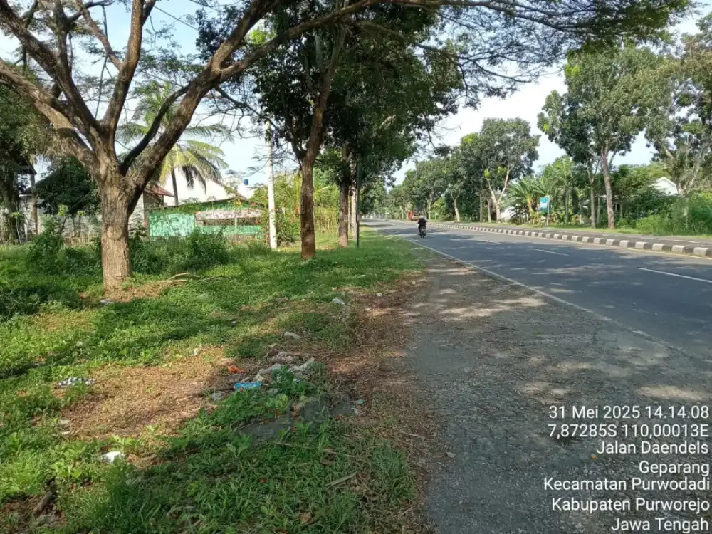 Disewakan tanah di jln. Daendeles Purwodadi pwr