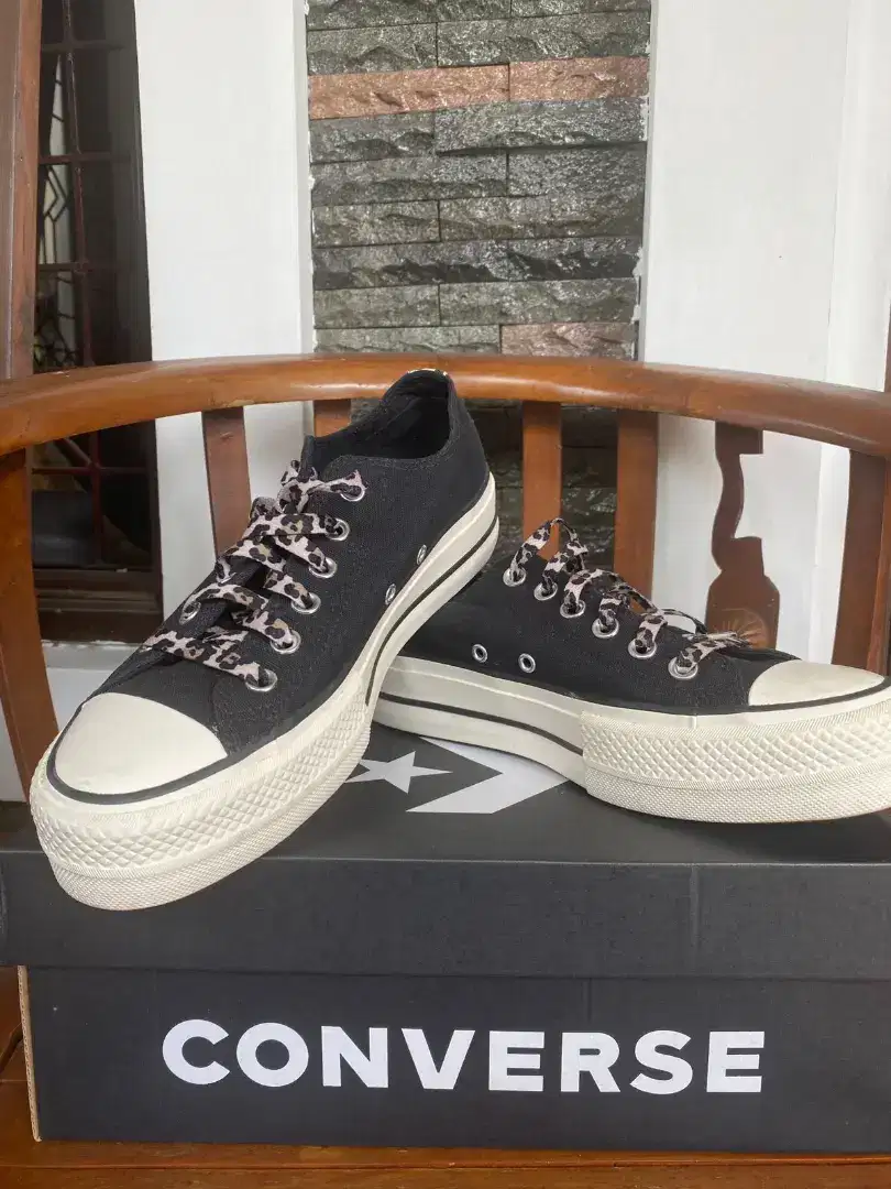 Converse Chuck Taylor All Star Archive Leopard Print Platform - 39