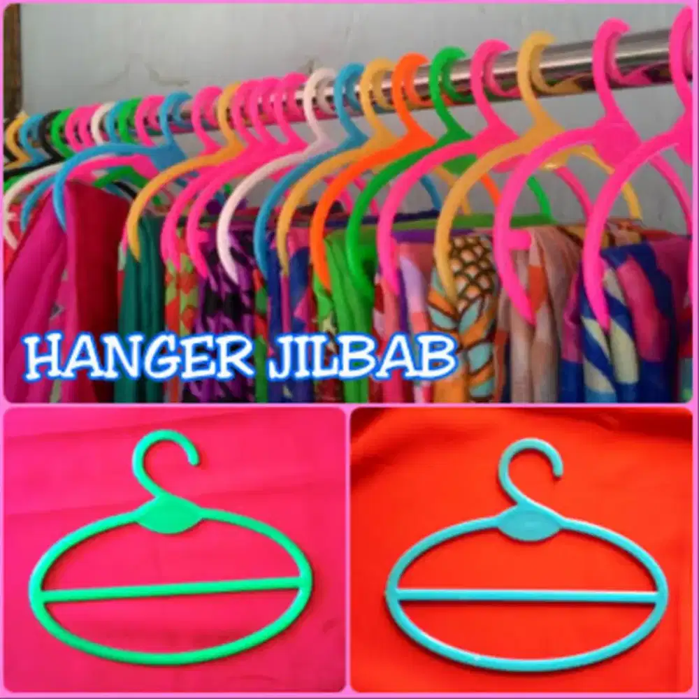 Hanger oval untuk display hijab