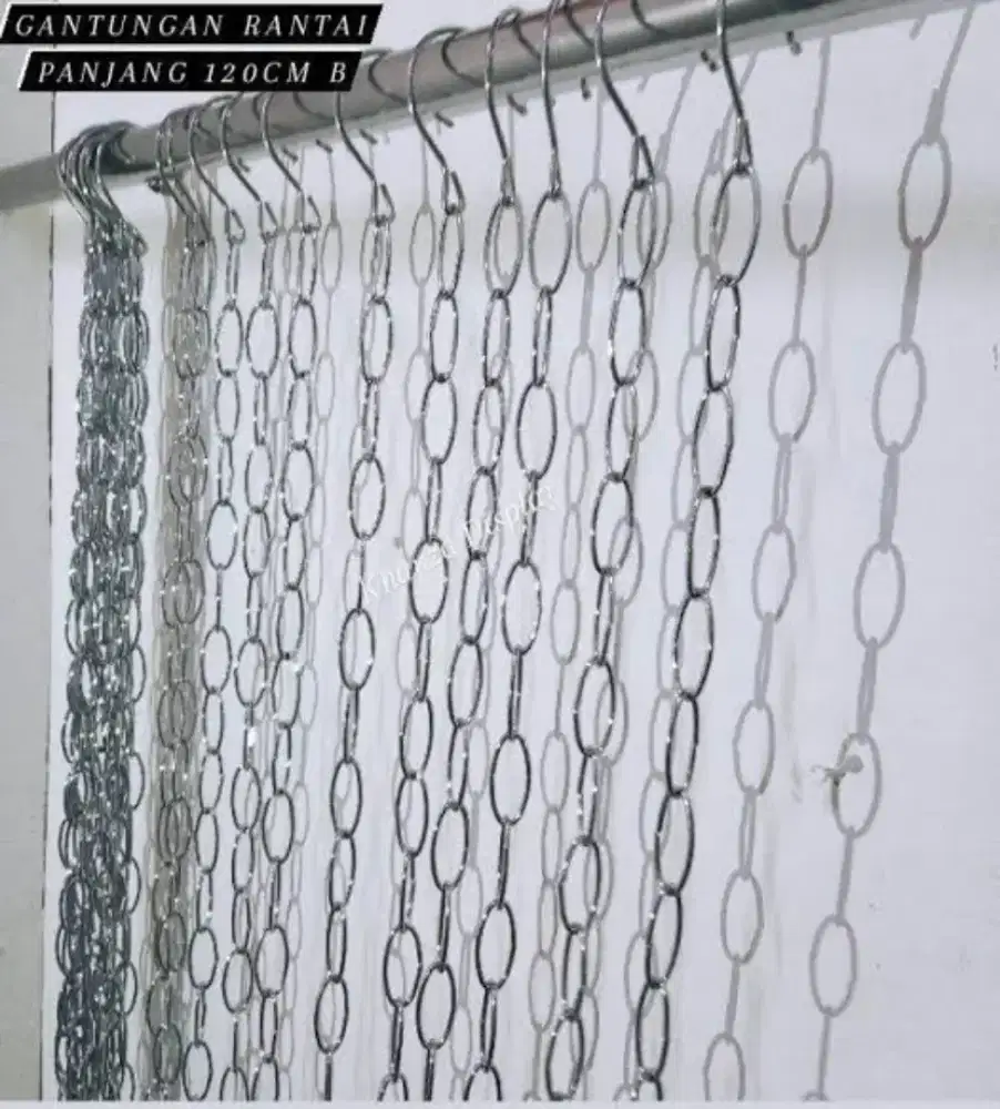 Rantai Gantungan Hanger Display Pakaian