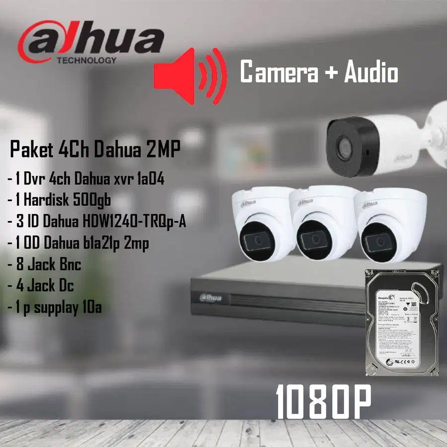 promo pasang cctv 4ch 2mp full HD murah,bisa online di hp