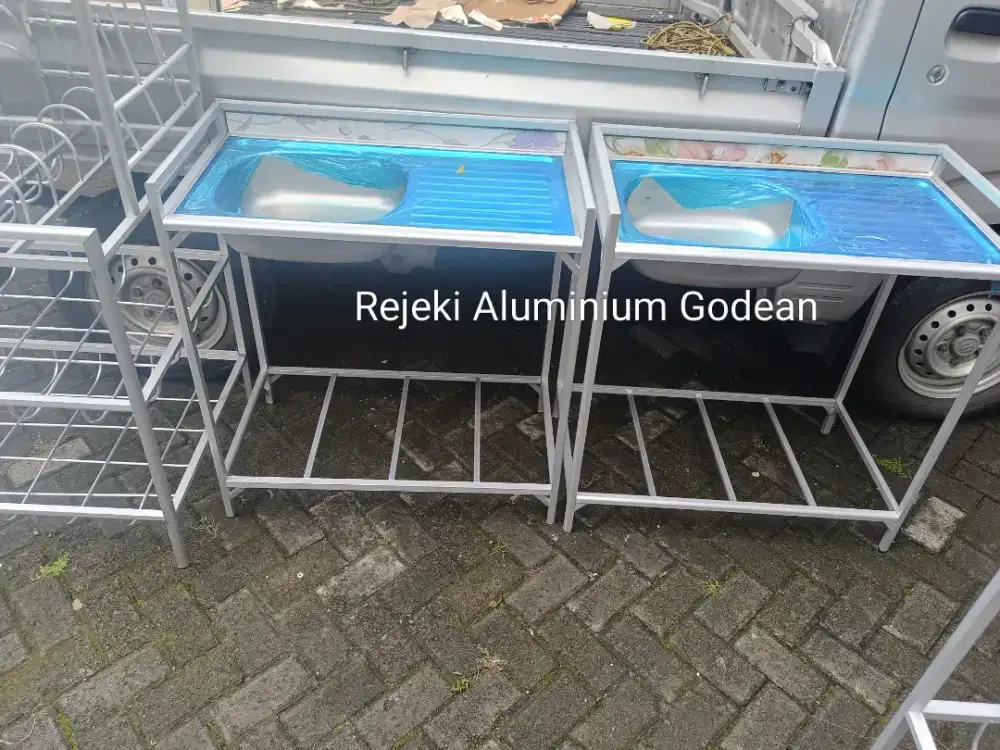 Wastafel Portabel murah dapat kran dll