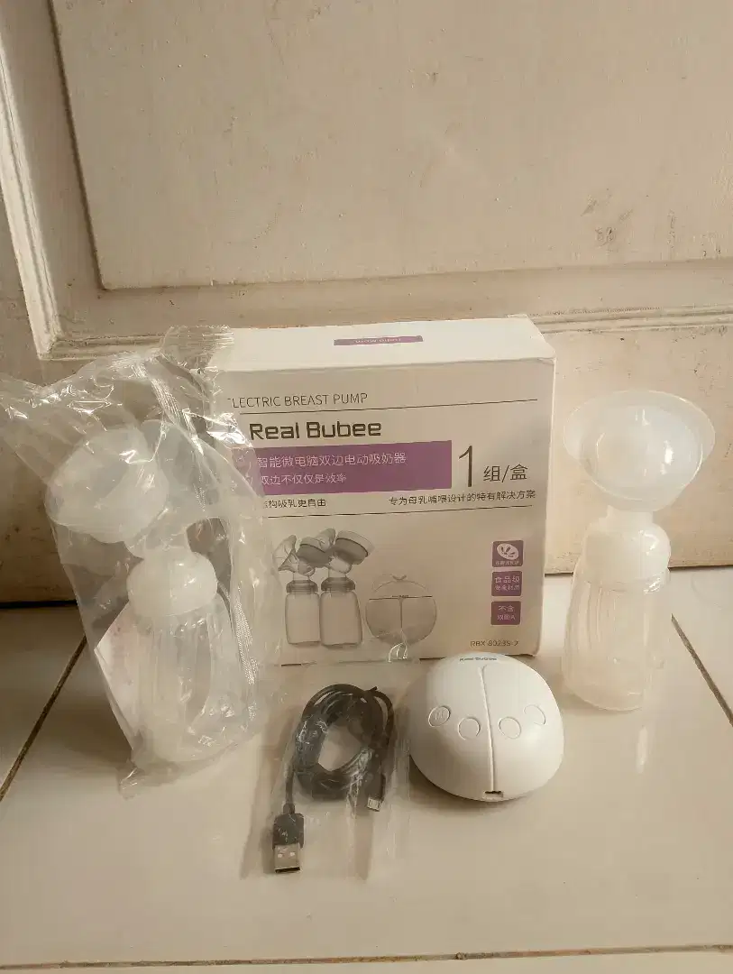 Pompa ASI Real Bubee Electric Dua Botol