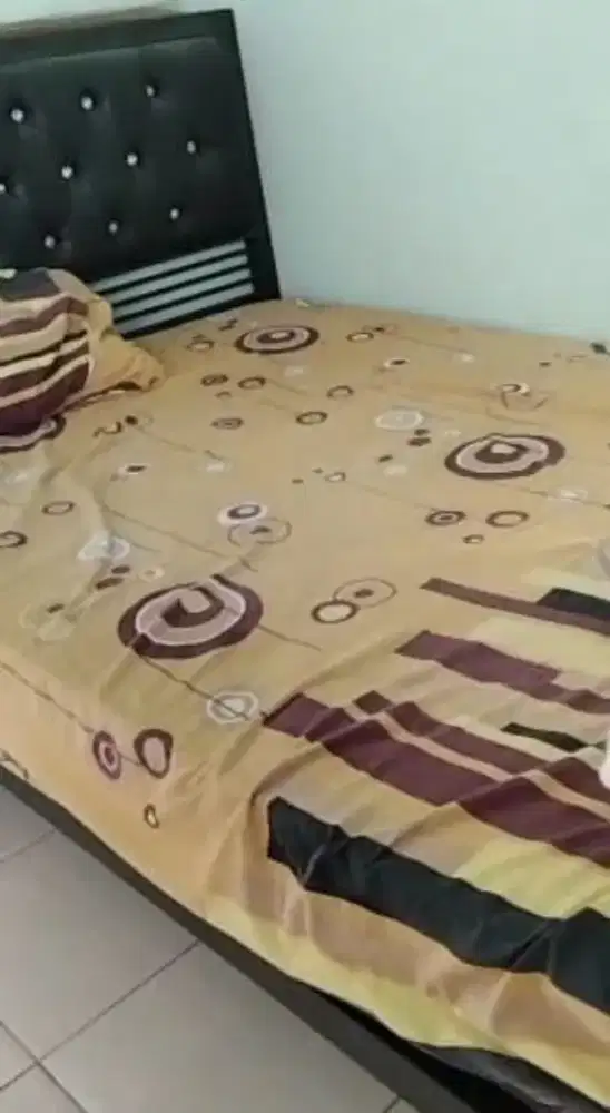 Dipan sandaran kasur busa single 1 set