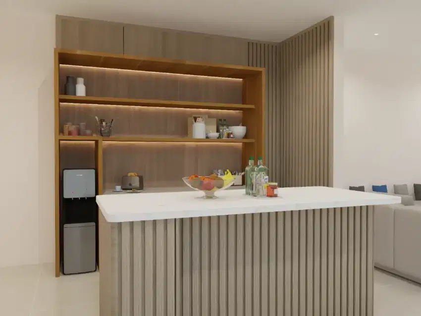 Jasa interior design kabinet minimalis modern