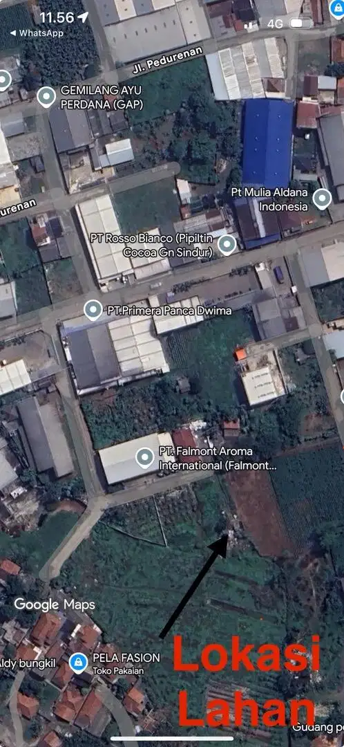 TANAH KAVLING ZONA INDUSTRI STRATEGIS AKSES JALAN MASUK KONTAINER