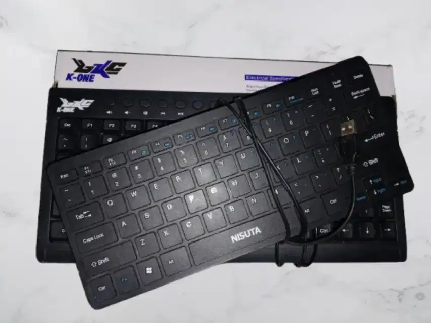 2 Buah Keyboard Laptop/Notebook/Komputer Eksternal USB