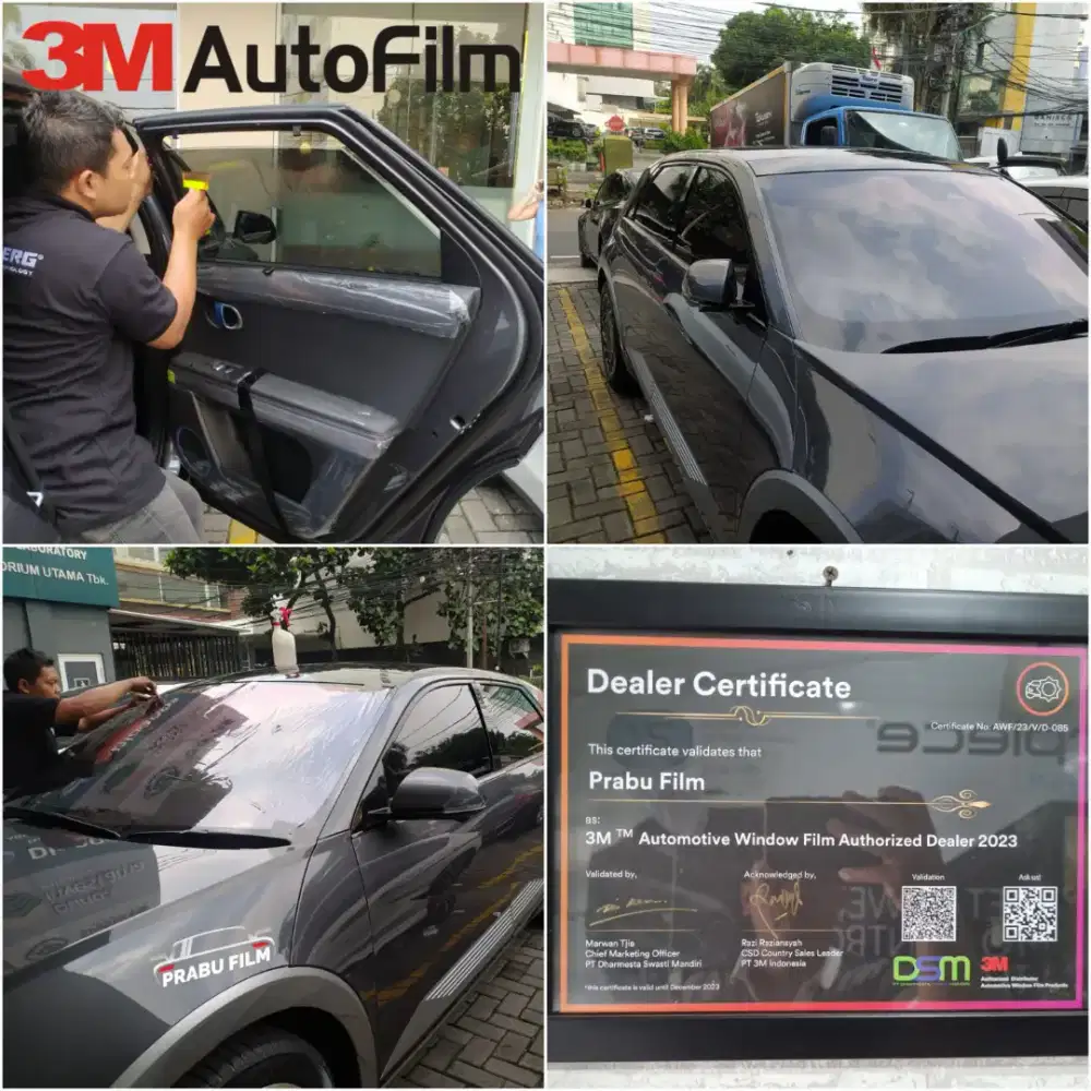 Kaca film mobil Berbagai Merk Harga terjangkau Garansi Resmi