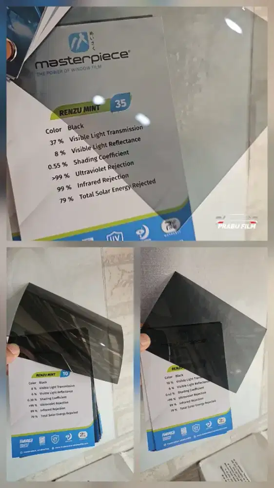 Kaca film Mobil 3M Autofilm Iceberg Spectrum Solar gard dll