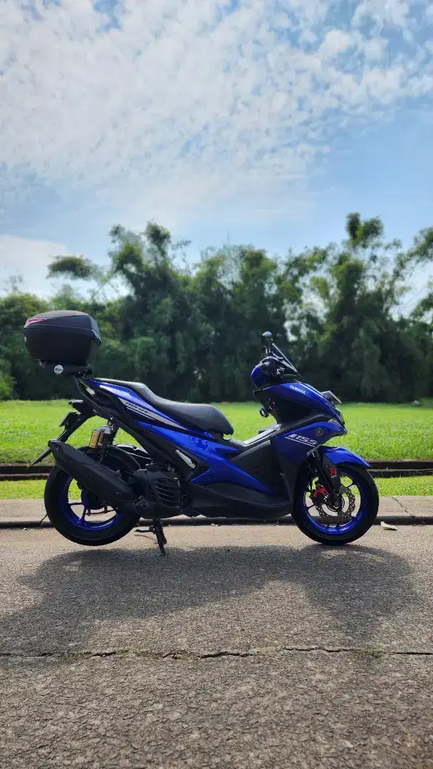 Yamaha Aerox 155 Tahun 2017 Blue Biru