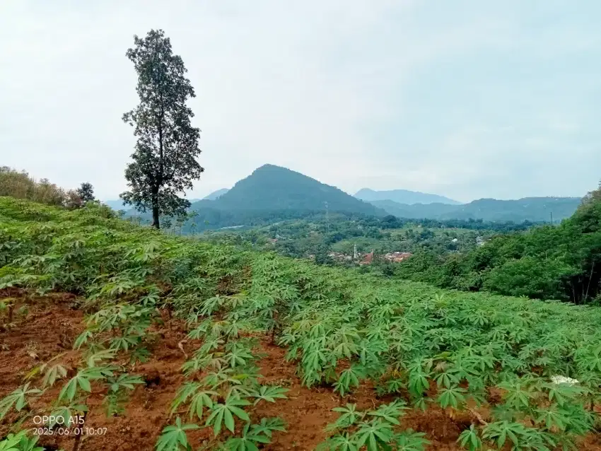 Dijual Lahan view Gunung Sentul