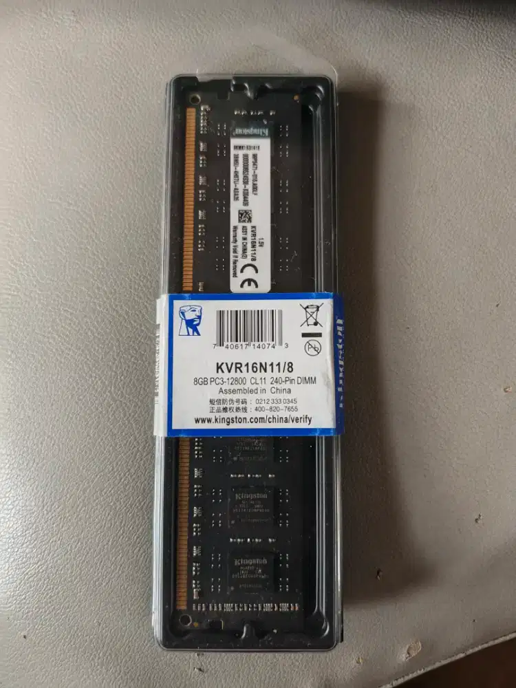 KINGSTON RAM PC DD3 8GB