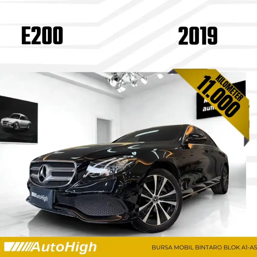 DP10% [Km11.000] E200 Avantgarde 2019 Black Reg 2020 #AUTOHIGH
