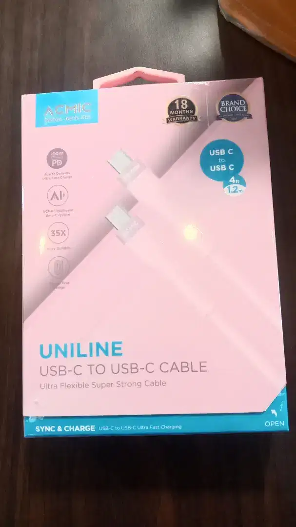 Kabel data ACMIC UNILINE Type C to C 1.2M