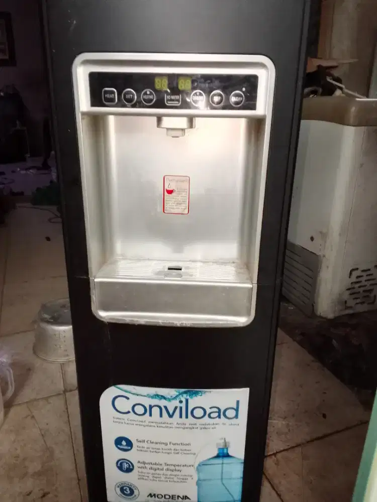 Dipenser merek mudena dingin kompresor norma galon bawah digital