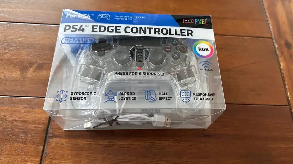 PIXEL EDGE CONTROLLER WIRELESS STICK RGB PS4 PS3 PC