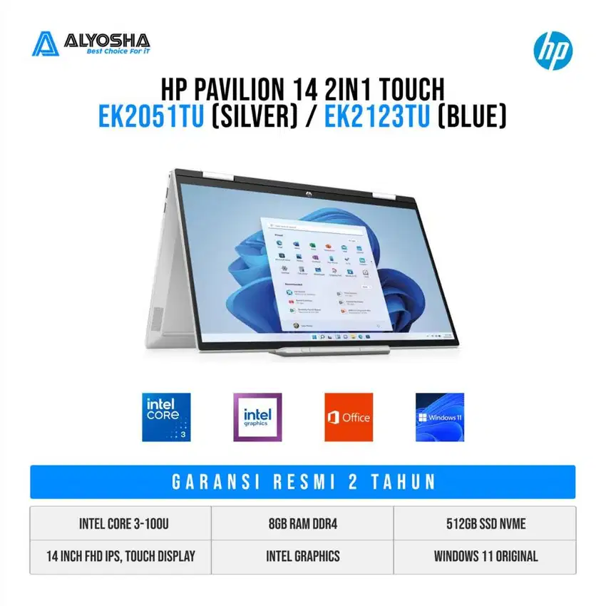 HP Pavilion 14-EK2051TU - Silver HP Pavilion 14-EK2123TU