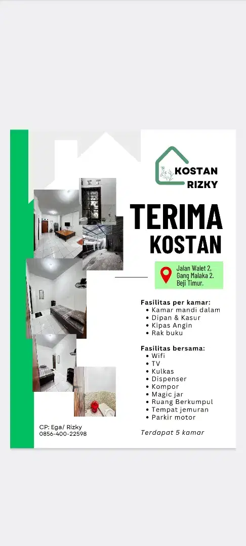 Kosan kostan kos kosan UI,PNJ,margonda