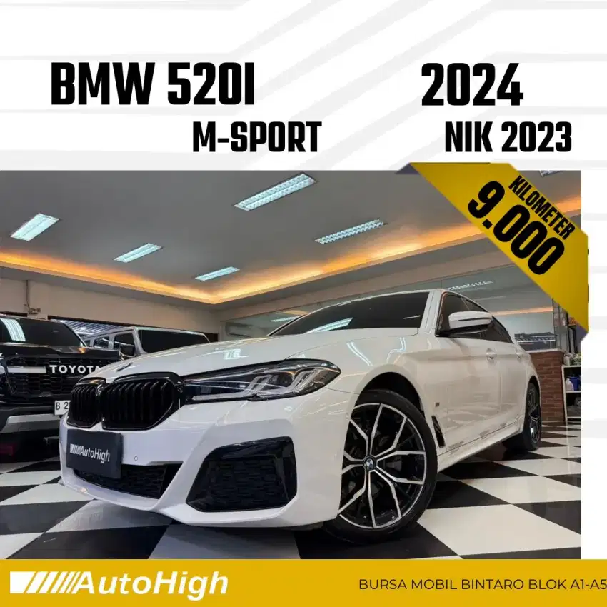 DP10% [Km9.000] 520i M-Sport 2023 White / 530i Reg 2022 #AUTOHIGH