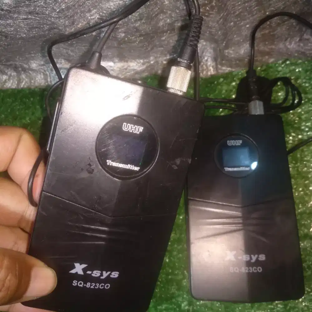 CLIP ON WIRELESS X-SYS SQ-823CO TRANSMITTER ONLY EDISI GAMBLING