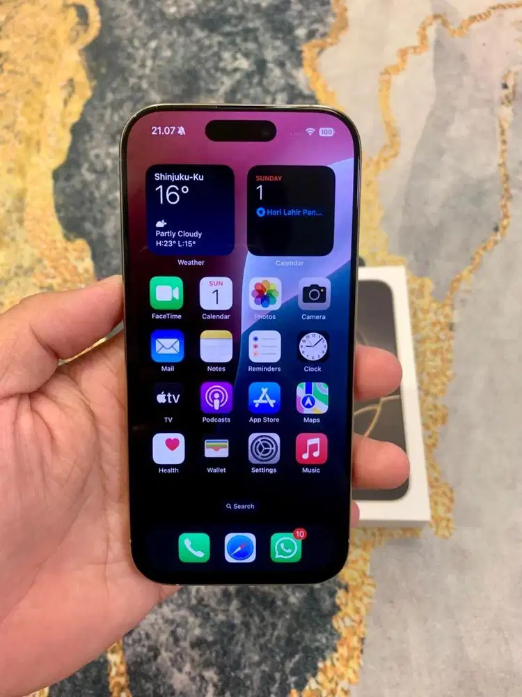 IPhone 16 PRO 128 GB Natural Titanium Masih Garansi IBOX