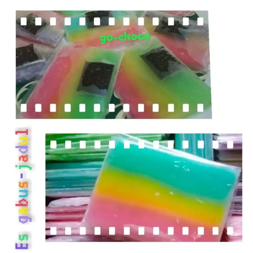 Es gabus-es pelangi - es jadul