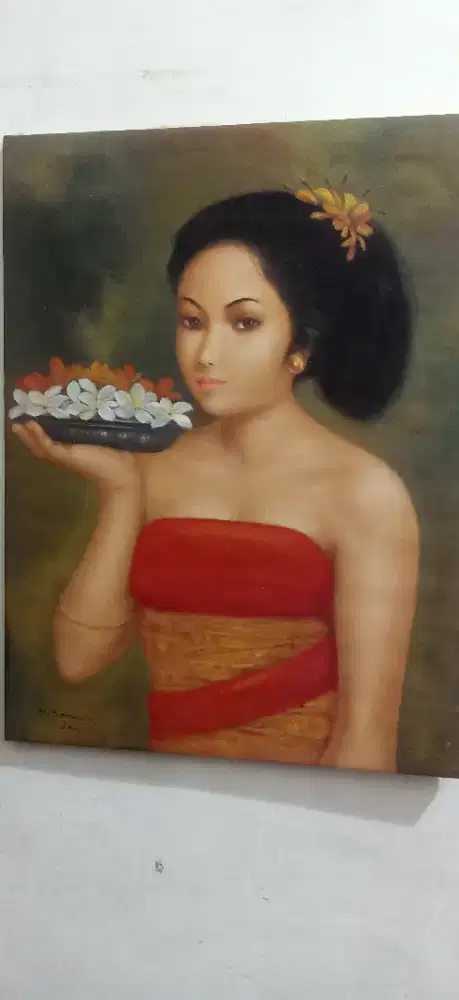 Lukisan gadis bali original