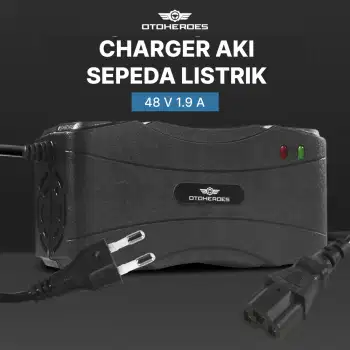 Charger Aki Sepeda Listrik Portable Battery Charger 48V 1.9A