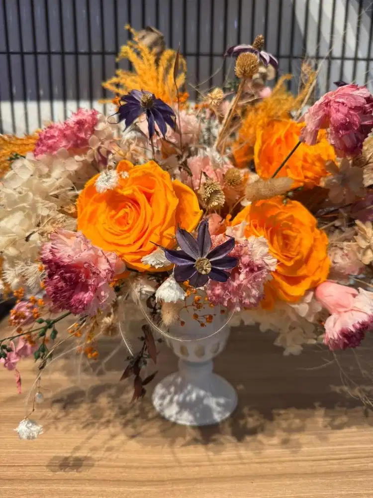 Bunga kering second like new