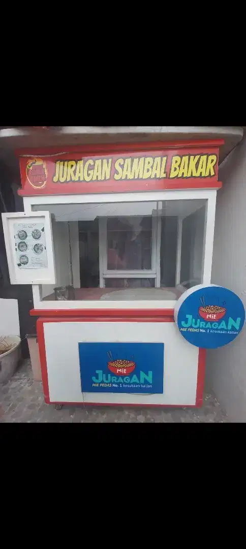 Gerobak utk jualan makanan