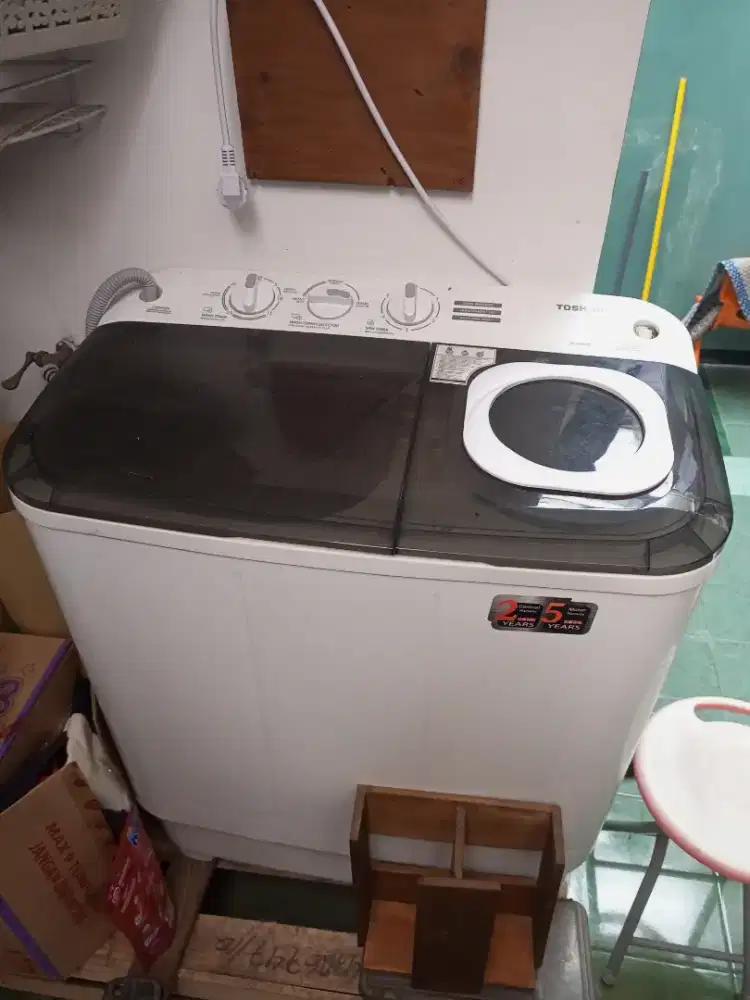 Mesin cuci 2 tabung toshiba